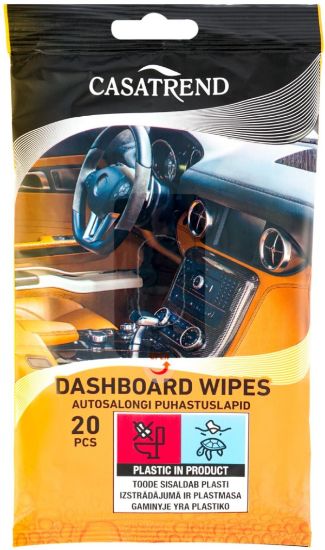 Picture of CASATREND mitrās salvetes automašīnas paneļa tīrīšanai, 20gb