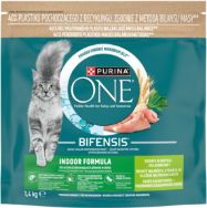 Attēls ONE sausā barība kaķiem INDOOR (tītars) 1,4kg