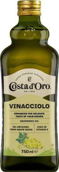 Picture of COSTA D'ORO vīnogu kauliņu eļļa, 750ml