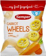 Attēls SEMPER Bioloģiskās kukurūzas gredzeni ar burkāniem, 15g no 9mēn.