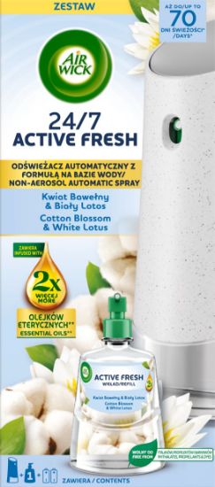 Picture of AIR WICK Active Fresh Cotton Blossom & White Lotus Complete 228ml
