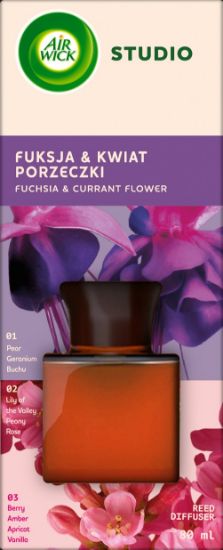 Picture of AIR WICK aromātiskie kociņi Fuchsia & Currant Flower 80ml
