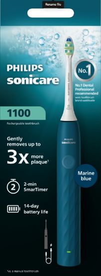 Picture of PHILIPS elektriskā zobu birste Sonicare 1100 HX3901/03 (zila)
