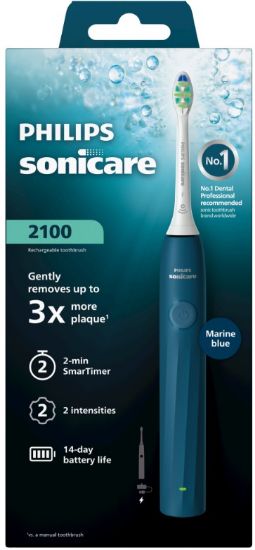 Picture of PHILIPS elektriskā zobu birste Sonicare 2100 HX4021/04 (zila)