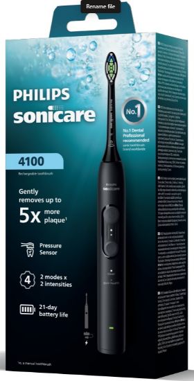 Picture of PHILIPS elektriskā zobu birste Sonicare 4100HX4041/52 (melna)
