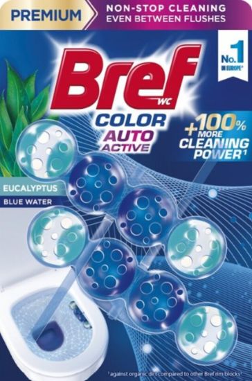 Picture of BREF Color Auto Active Eucalyptus tualetes bloks, 2x50g
