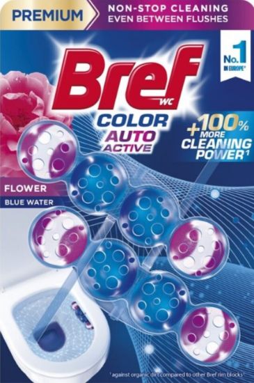 Picture of BREF Color Auto Active Flower tualetes bloks, 2x50g
