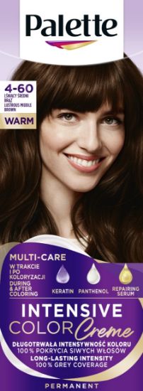 Picture of PALETTE ICC matu krāsa 4-60 Mirdzoši vidēji brūns