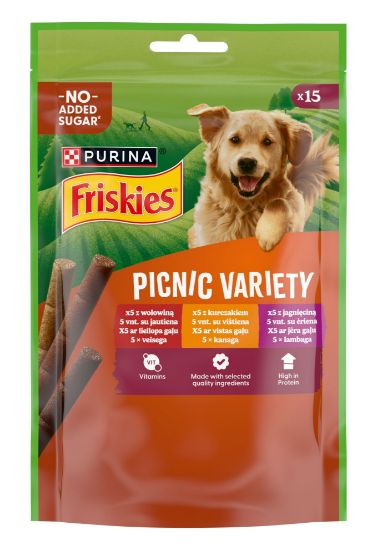 Picture of FRISKIES PICNIC gardums suņiem GAĻAS IZLASE 126g