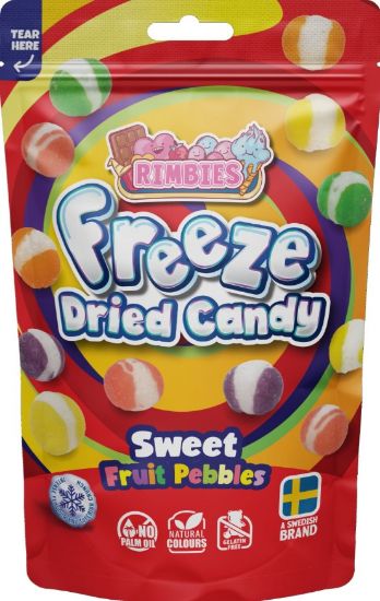 Picture of RIMBIES konfektes Sweet Fruit Pebbles, 50g