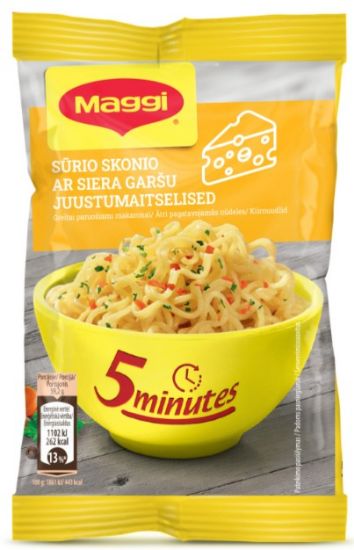 Picture of MAGGI ātri pagatavojamās nūdeles ar siera garšu 59.2g