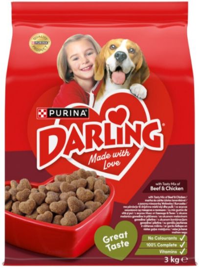 Picture of DARLING sausā barība suņiem (liellops) 3kg