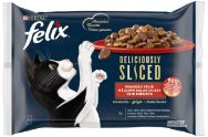 Attēls FELIX DELICIOUSLY SLICED konservs kaķiem GAĻAS IZLASE 4*80g