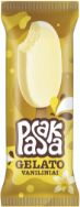Attēls PASAKA GELATO vaniļas saldējums uz kociņa (bez glazūras), 64g/90ml