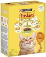 Attēls (IZPARDOŠANA) FRISKIES sausā barība kaķiem (vista) 1kg