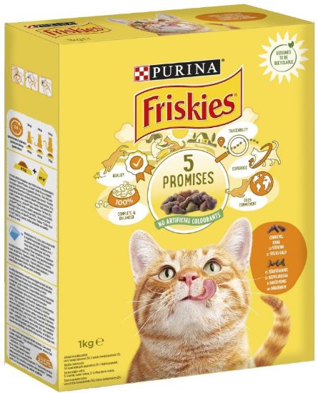 Picture of (IZPARDOŠANA) FRISKIES sausā barība kaķiem (vista) 1kg