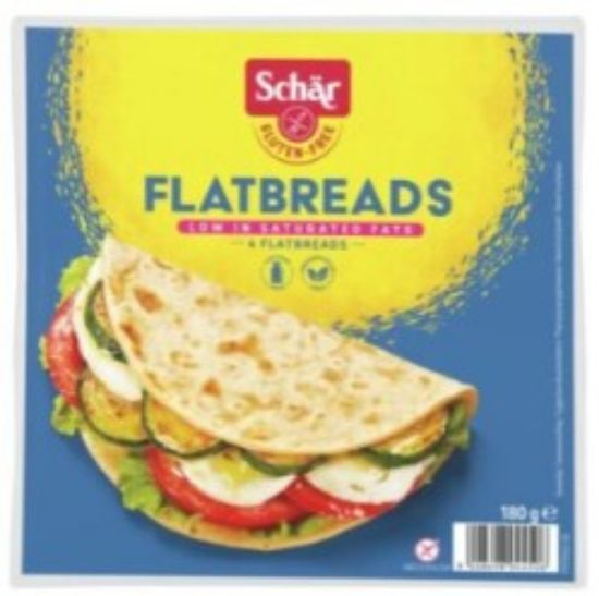 Picture of SCHAR bezglutēna maizītes Flatbread, 180g