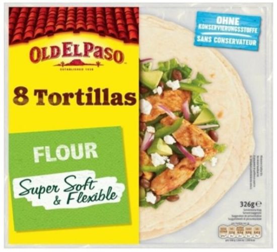 Picture of OLD EL PASO mīkstās kviešu tortillas, 326g