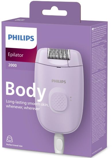 Picture of PHILIPS epilators ar vadu Series 2000 BRE238/00 (lillā)