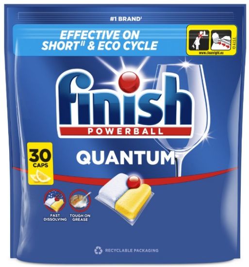 Picture of FINISH Quantum Lemon tabletes trauku mazgāšanas automātiem 30gab