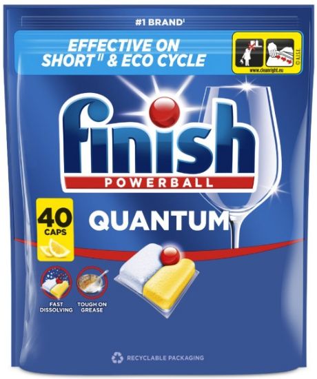 Picture of FINISH Quantum Lemon tabletes trauku mazgāšanas automātiem 40gab
