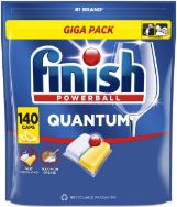 Attēls FINISH Quantum Lemon tabletes trauku mazgāšanas automātiem 140gab