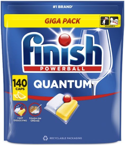 Picture of FINISH Quantum Lemon tabletes trauku mazgāšanas automātiem 140gab