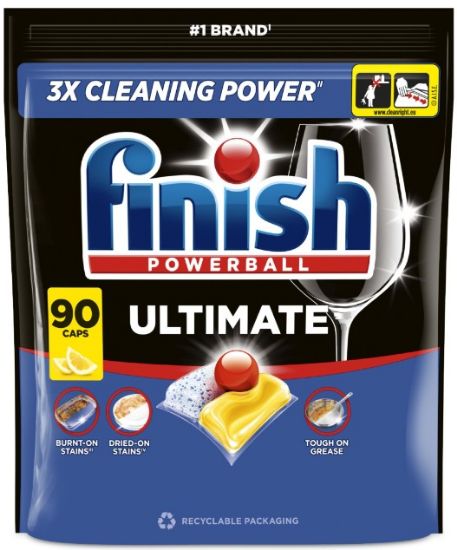 Picture of FINISH Ultimate Lemon tabletes trauku mazgāšanas automātiem 90gab