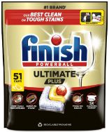 Attēls FINISH Ultimate Plus 1 Lemon tabletes trauku mazgāšanas automātiem 51gab