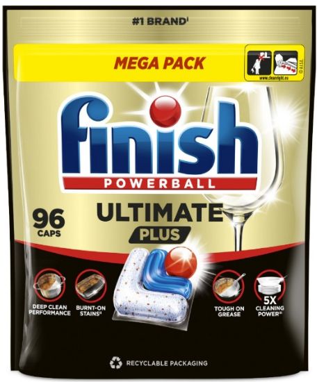 Picture of FINISH Ultimate Plus 1 Fresh tabletes trauku mazgāšanas automātiem 96gab