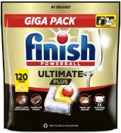 Attēls FINISH Ultimate Plus 1 Lemon tabletes trauku mazgāšanas automātiem 120gab