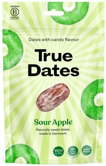 Picture of TRUE DATES dateles Sour Apple, 100g