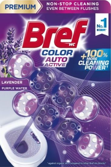 Picture of BREF Color Auto Active Lavender tualetes bloks, 2x50g