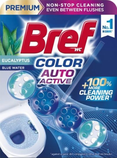 Picture of BREF Color Auto Active Eucalyptus tualetes bloks, 50g