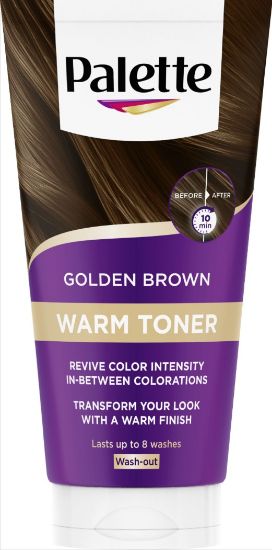 Picture of PALETTE tonējoša matu krāsa Zeltaini brūns, 150ml