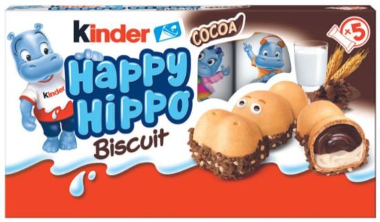 Picture of KINDER cepumi ar pienu un kakao HAPPY HIPPO, 103.5g