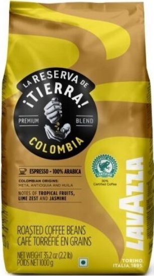 Picture of LAVAZZA  Tierra Colombia 100% arabika kafijas pupiņas 1000g