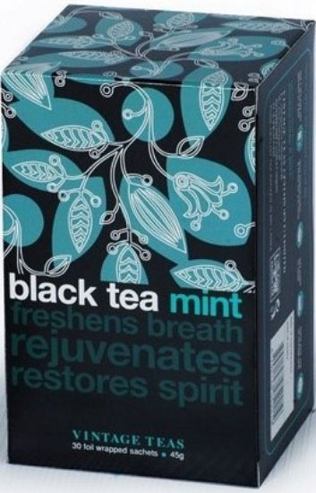Picture of (IZPARDOŠANA) VINTAGE TEAS Black Tea Mint 45g