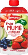 Attēls SEMPER FRUKTMUMS biezenis ar zemenēm, no 6 mēnešiem, 110g