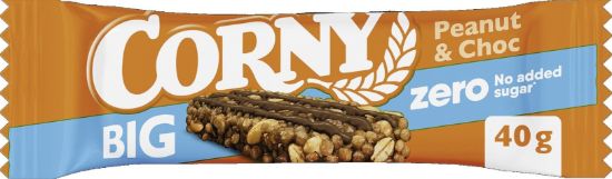 Picture of CORNY BIG zemesriekstu&šokolādes musli batoniņš ZERO, 40g