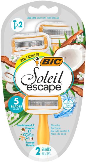 Picture of BIC SOLEIL ESCAPE COCONUT vienreizlietojamie skuvekļi sievietēm, 2gb