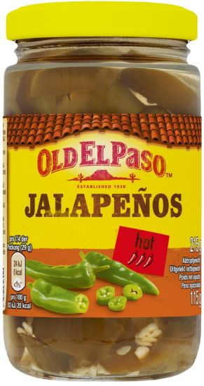 Picture of OLD EL PASO Halapenjo pipari šķēlītes, 215g