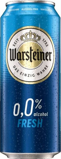 Picture of WARSTEINER Fresh bezalkoholiskais alus skārdenē 0,5l