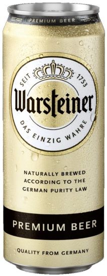 Picture of WARSTEINER Premium alus skārdenē 4,8%, 0,5l