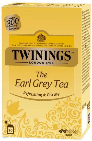 Picture of TWININGS EARL GREY melnā tēja, 20TM