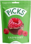 Attēls PICKS dražejas avenes, piena kakao glazūrā, 90g