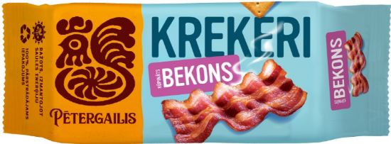 Picture of PĒTERGAILIS krekeri kūpināts bekons, 72g