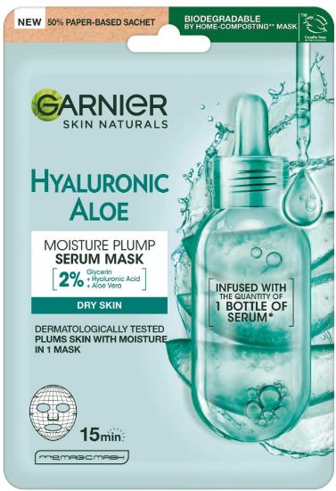 Picture of GARNIER Hyaluronic Aloe atjaunojoša auduma maska