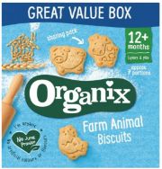 Attēls ORGANIX cepumi Farm Animal, no 12 mēnešiem, 100g