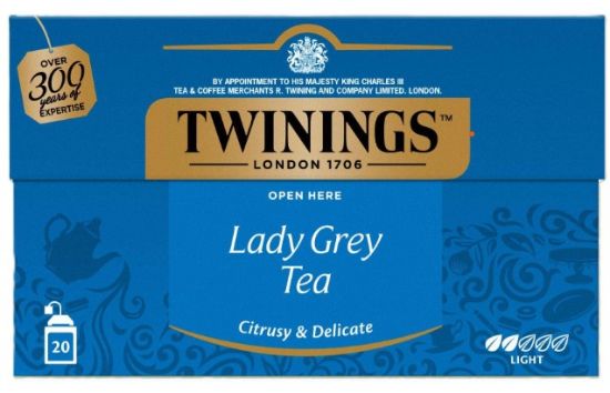 Picture of TWININGS LADY GREY melnā tēja, 20TM